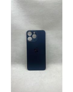 TAMPA TRASEIRA IPHONE 15 PRO MAX (FURO MAIOR) TITÂNIO AZUL