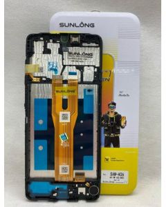 FRONTAL TELA DISPLAY SAMSUNG A06 COM ARO ORIGINAL SUNLONG