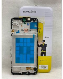 FRONTAL TELA DISPLAY SAMSUNG A15 COM ARO ORIGINAL SUNLONG