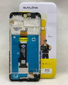 FRONTAL MOTO G22 XT2231 PRETO COM ARO ORIGINAL SUNLONG