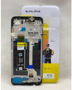 FRONTAL TELA DISPLAY MOTO G34 XT2363 COM ARO ORIGINAL SUNLONG