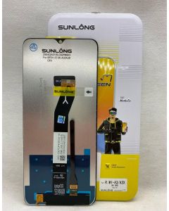 FRONTAL TELA DISPLAY XIAOMI REDMI A3 / A3X PRETA SEM ARO ORIGINAL SUNLONG