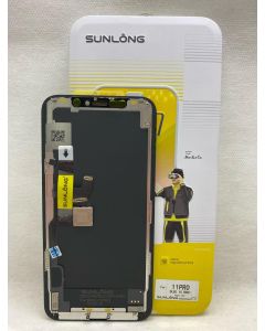 FRONTAL TELA DISPLAY IPHONE 11 PRO (CI REMOVÍVEL) PRETA SUNLONG OLED
