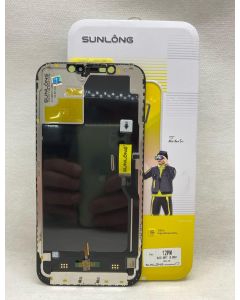 FRONTAL TELA DISPLAY IPHONE 12 PRO MAX (CI REMOVÍVEL) PRETA SUNLONG OLED