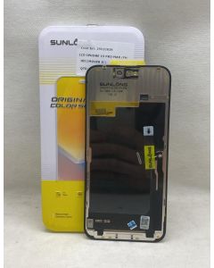 FRONTAL TELA DISPLAY IPHONE 15 PRO MAX (CI REMOVÍVEL) PRETA ORIGINAL SUNLONG FHD