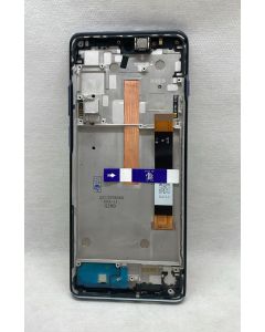 FRONTAL MOTO G200 5G XT2175-1 PRETA COM ARO NACIONAL