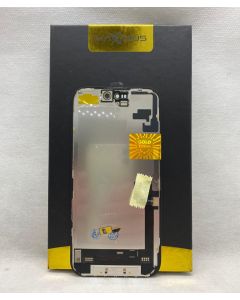 FRONTAL TELA DISPLAY IPHONE 16 (CI REMOVÍVEL) PRETA ORIGINAL (GOLD EDITION) OLED SOFT