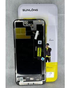 FRONTAL TELA DISPLAY IPHONE 14 PRO MAX (CI REMOVÍVEL) PRETA ORIGINAL SUNLONG OLED