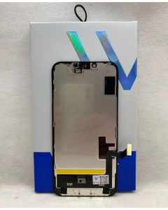 FRONTAL TELA DISPLAY IPHONE 14 SOFT OLED AMOLED PRETA (WEFIX) NÃO PRECISA TROCAR EPROM