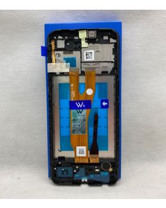 FRONTAL TELA DISPLAY SAMSUNG A03 CORE A032 PRETA COM ARO (WEFIX)