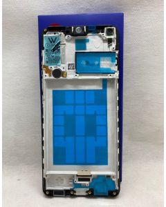 FRONTAL TELA DISPLAY SAMSUNG A21S A217 PRETA COM ARO (WEFIX)