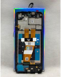 FRONTAL TELA DISPLAY SAMSUNG A05 A057 PRETA COM ARO (WEFIX)