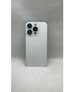 TAMPA TRASEIRA IPHONE 15 PRO TITÂNIO BRANCO (COMPLETA)