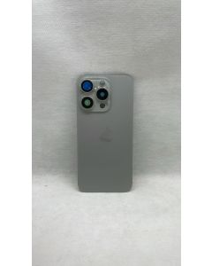 TAMPA TRASEIRA IPHONE 15 PRO TITÂNIO NATURAL (COMPLETA)