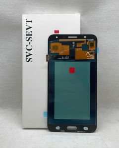 FRONTAL TELA DISPLAY SAMSUNG J7 NEO J701 DOURADA SEM ARO ORIGINAL OLED