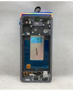 FRONTAL TELA DISPLAY SAMSUNG A56 PRETO COM ARO NACIONAL AMOLED WEFIX