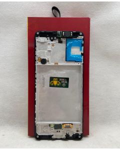 FRONTAL TELA DISPLAY SAMSUNG A31 PRETO COM ARO OLED WE KEEP