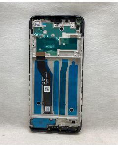 FRONTAL TELA DISPLAY MOTO G9 PLUS XT2087 PRETO COM ARO ORIGINAL