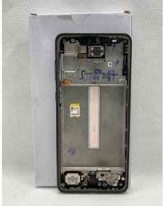 FRONTAL TELA DISPLAY SAMSUNG A33 5G A336 PRETO COM ARO NACIONAL