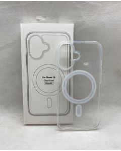 CAPA IPHONE 16 TRANSPARENTE MAGSAFE