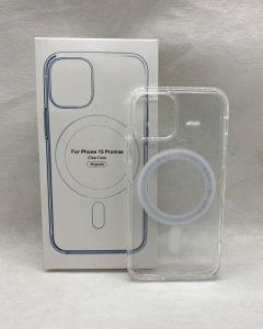  CAPA IPHONE 15 PRO MAX TRANSPARENTE MAGSAFE