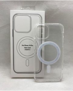 CAPA IPHONE 16 PRO TRANSPARENTE MAGSAFE