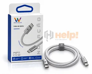 CABO IPHONE TIPO-C / C 240W CINZA 1,3 METROS PREMIUM WEFIX - AC0002