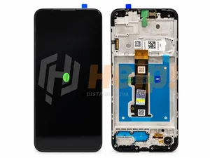 FRONTAL TELA DISPLAY MOTO E20 XT2155 PRETO COM ARO LCD WEKEEP-K3001